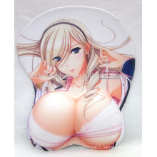 Tapis de souris sexy carton girl, 3d jeu de fille sexy jeu de souris